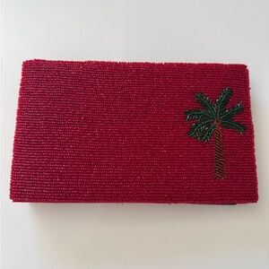 NEW with tags and Vintage Tropical Red Beaded Photo Album